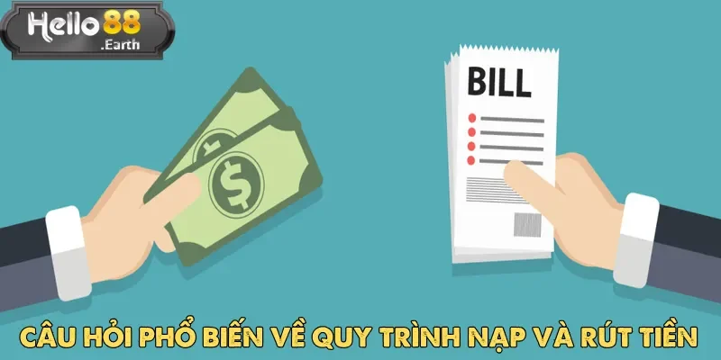 Câu hỏi thường gặp Hello88 về quy trình giao dịch nạp rút của hội viên