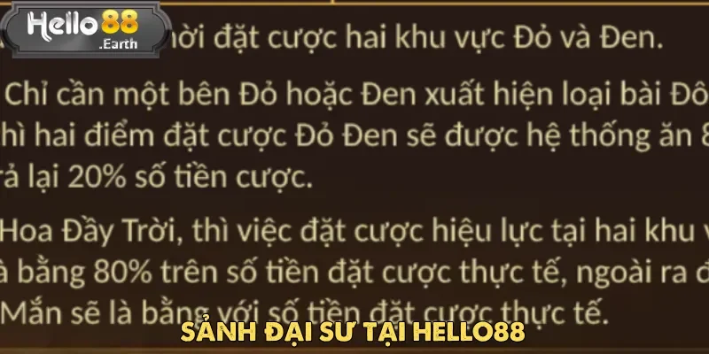 Sảnh Đại Sư là nơi hội tụ những bậc thầy thực thụ trong Đại Chiến Đỏ Đen