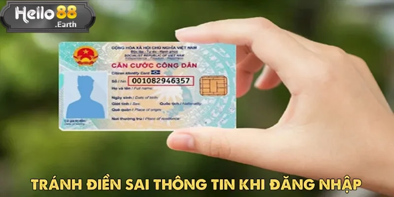 Đăng nhập Hello88 – Chủ Đề Nóng Trên Diễn Đàn Cá Cược 4 Tránh điền sai thông tin cá nhân quá nhiều lần khi đăng nhập Hello88