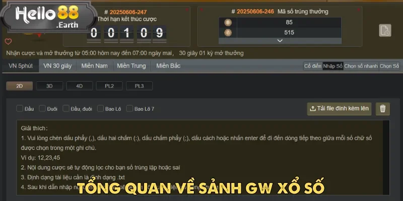 GW xổ số tại Hello88 được nhiều người chơi lựa chọn tham gia