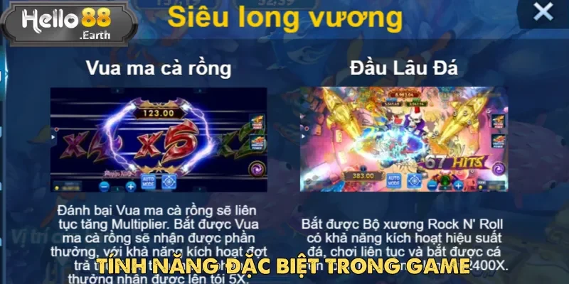 Tất cả tính năng kết hợp tạo nên trải nghiệm Jackpot Vua Đại Dương sống động