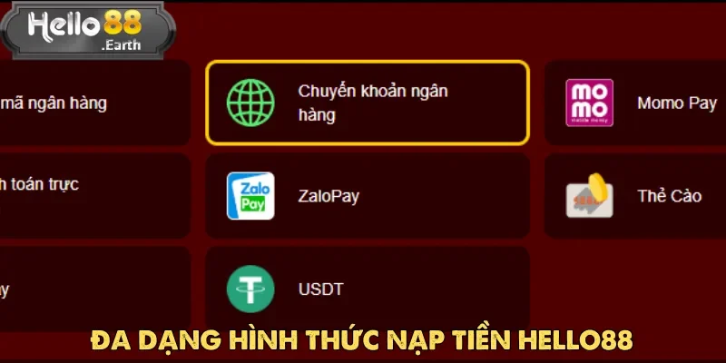 Nạp Tiền Hello88 - Hướng Dẫn Chi Tiết Và Nhanh Chóng 1 Đa dạng hình thức giao dịch khi người chơi nạp tiền Hello88