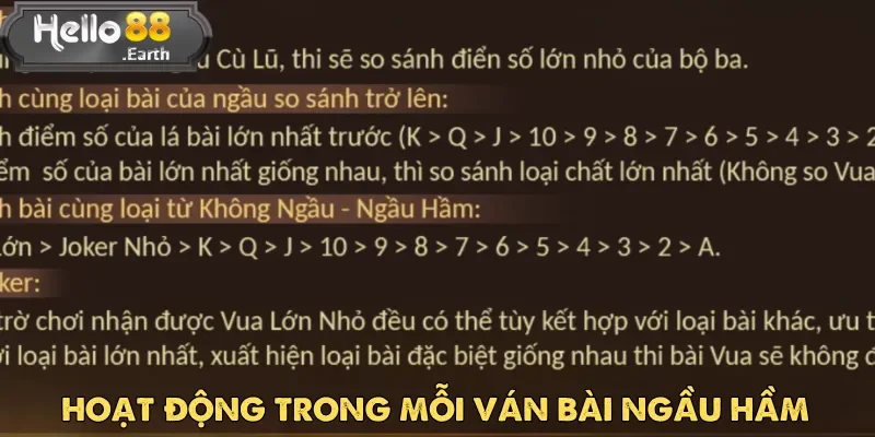 Ngầu Hầm Xem Bài – Đỉnh Cao Chiến Thuật Tại Hello88 4 Mỗi ván Ngầu Hầm Xem Bài đều được xây dựng theo một quy trình cụ thể