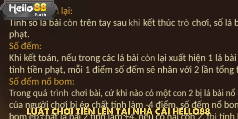 Tiến Lên – Game Bài Đỉnh Cao Đổi Thưởng Tại Hello88 3 Luật chơi game Tiến Lên đổi thưởng trực tuyến cho hội viên cá cược